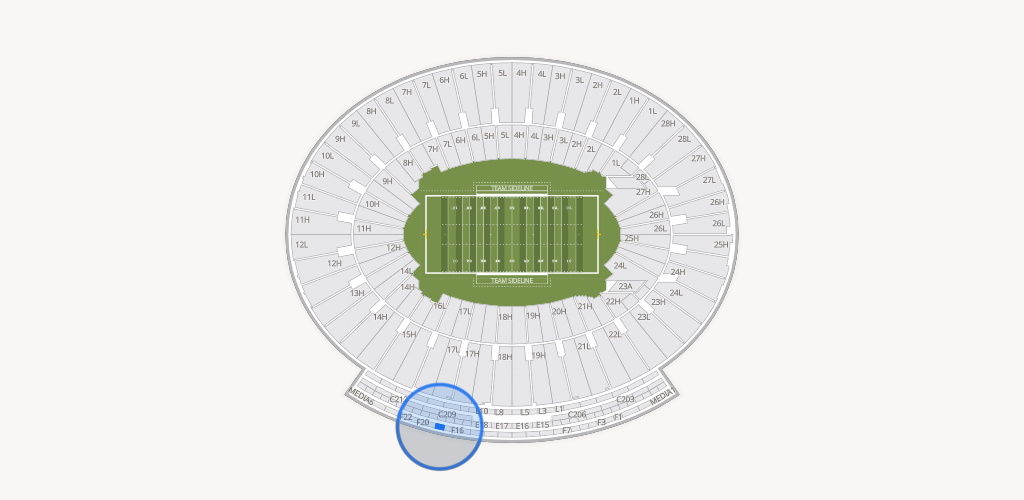 Rose Bowl Stadium Seating Chart