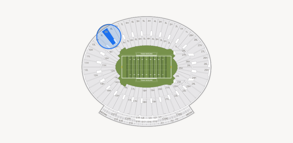 Rose Bowl Stadium Seating Chart