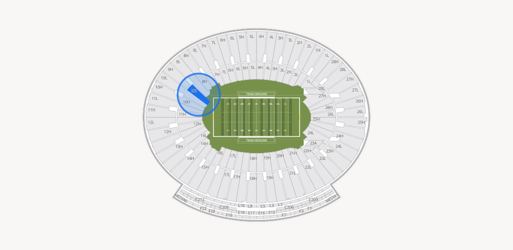 Rose Bowl Stadium Seating Chart