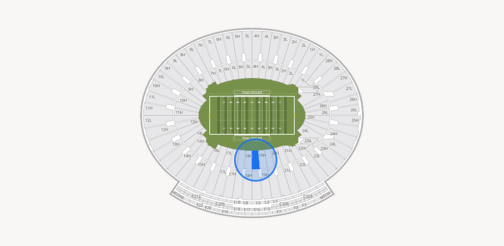 Rose Bowl Stadium Seating Chart