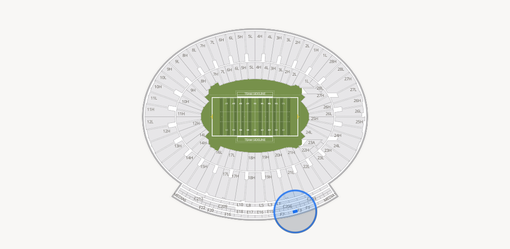 Rose Bowl Stadium Seating Chart