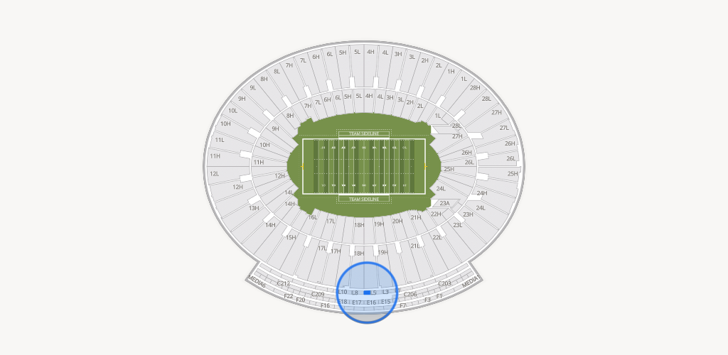 Rose Bowl Stadium Seating Chart