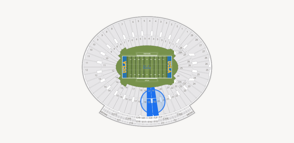 Rose Bowl Stadium Seating Chart