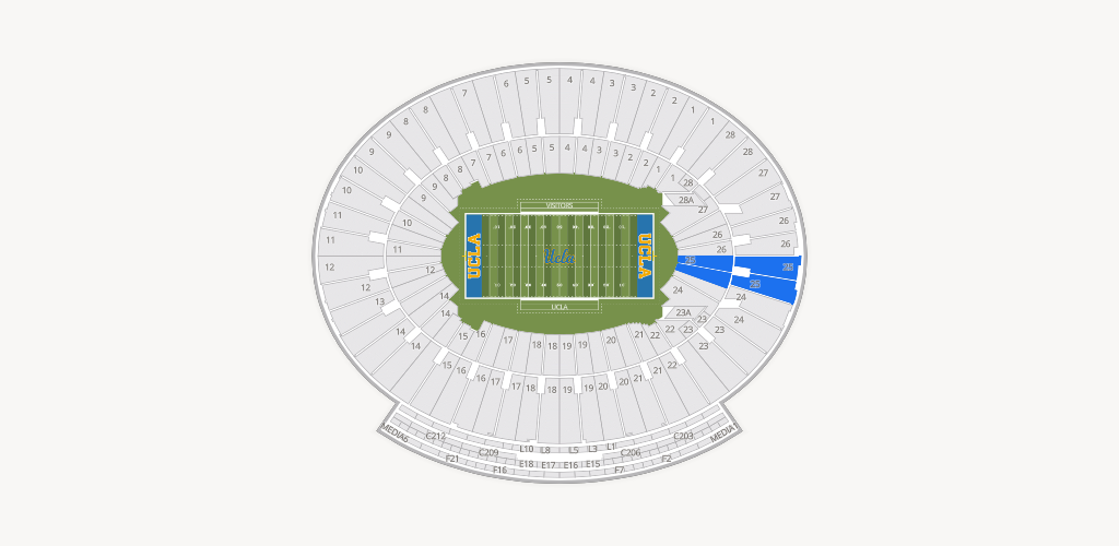Rose Bowl Stadium Seating Chart