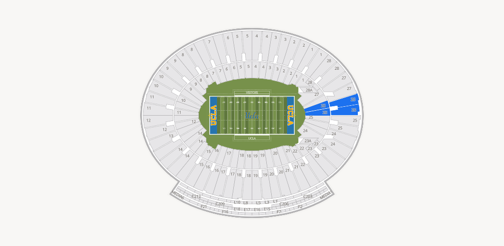 Rose Bowl Stadium Seating Chart