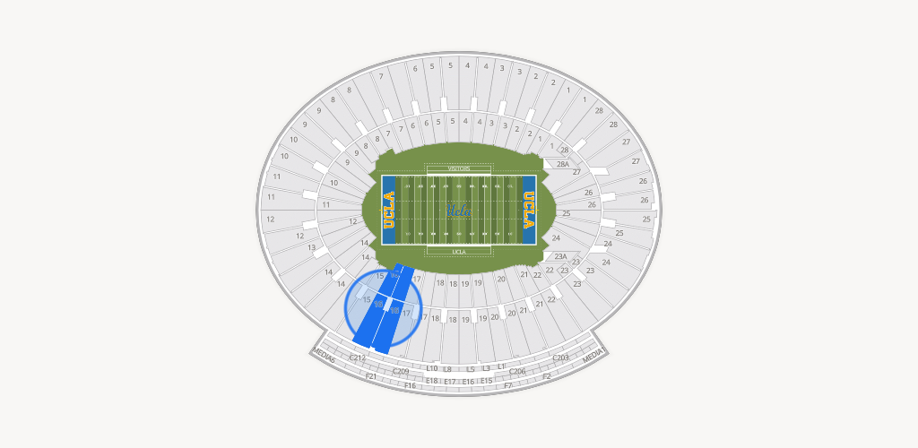 Rose Bowl Stadium Seating Chart