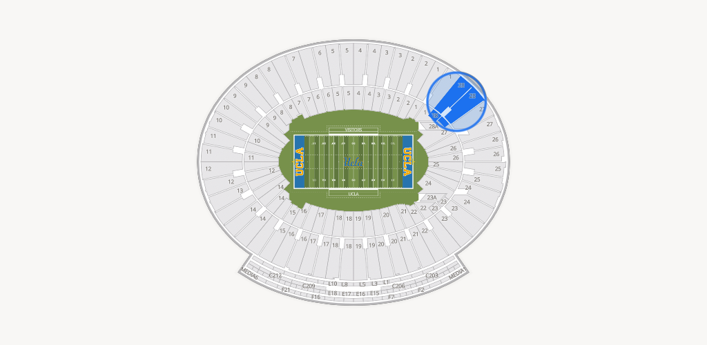 Rose Bowl Stadium Seating Chart
