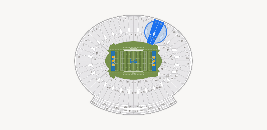Rose Bowl Stadium Seating Chart