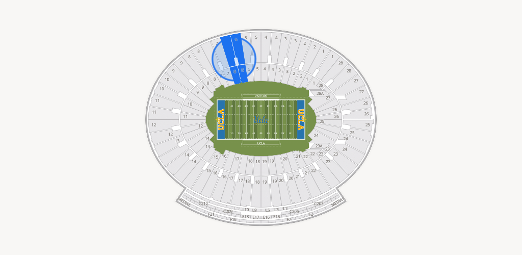 Rose Bowl Stadium Seating Chart