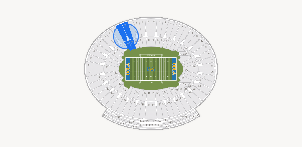 Rose Bowl Stadium Seating Chart