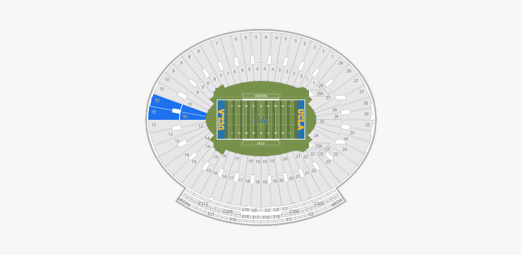 Rose Bowl Stadium Seating Chart