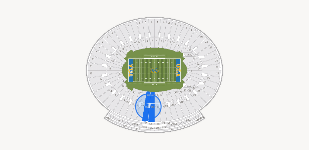 Rose Bowl Stadium Seating Chart