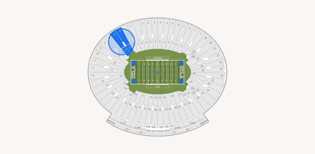 Rose Bowl Stadium Seating Chart