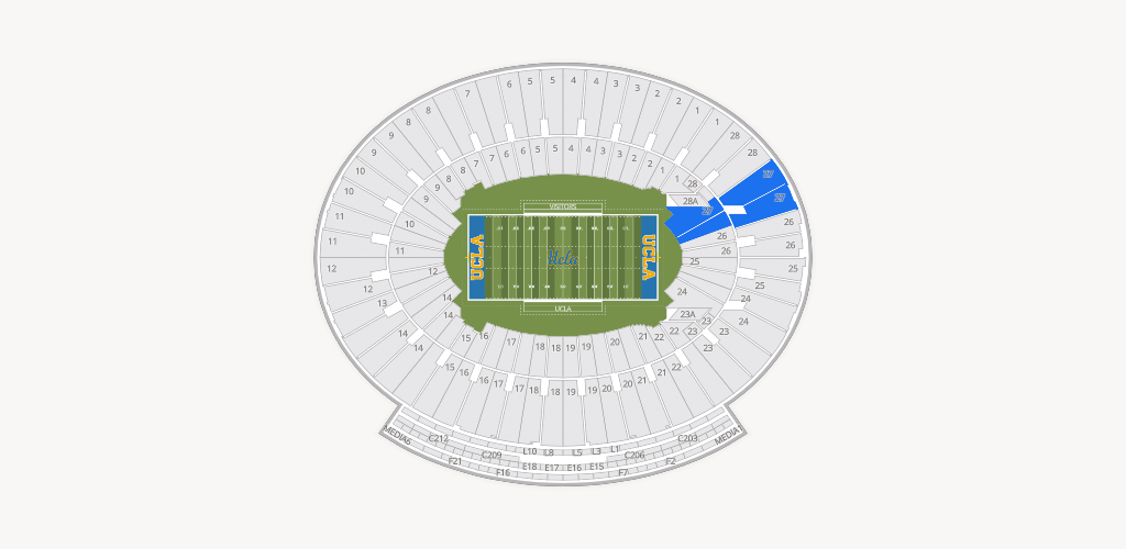 Rose Bowl Stadium Seating Chart