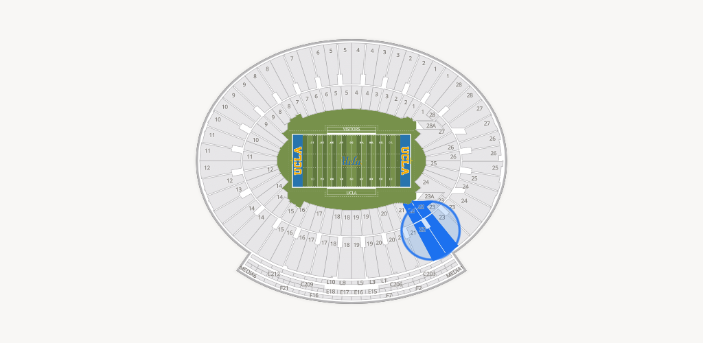 Rose Bowl Stadium Seating Chart
