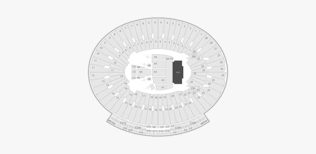 Rose Bowl Stadium Seating Chart