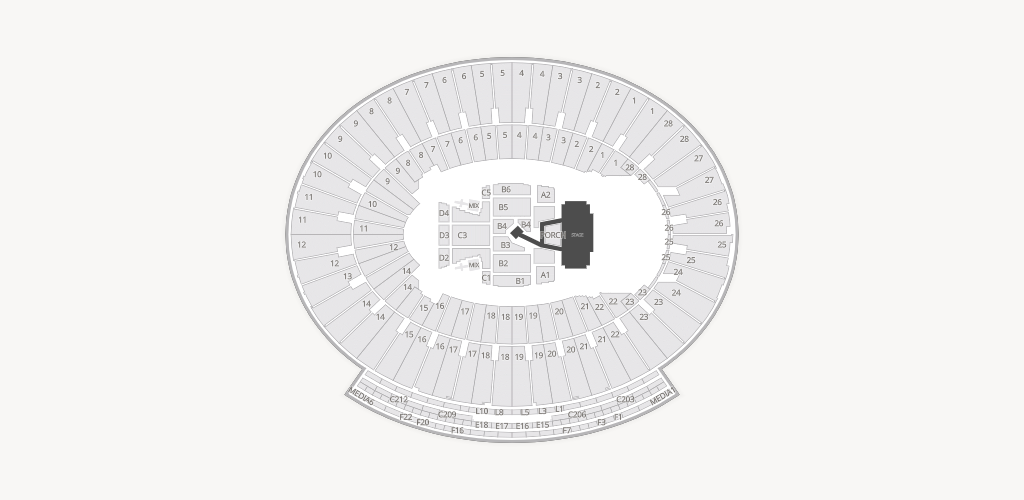 Rose Bowl Stadium Seating Chart