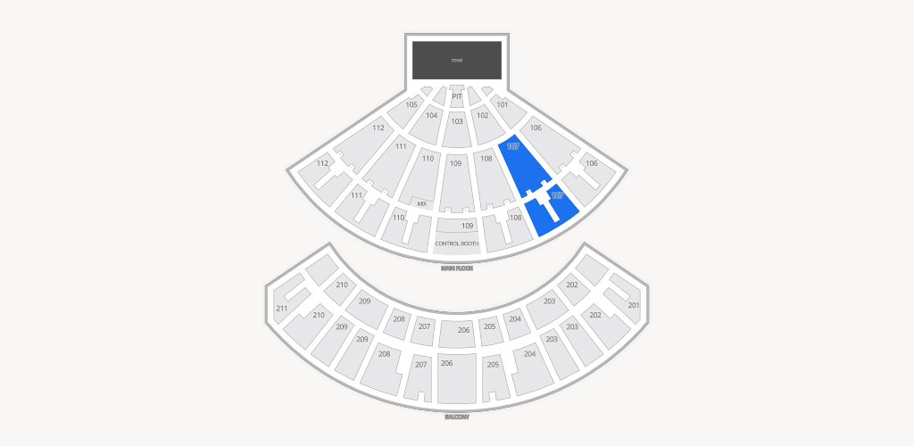 Rosemont Theatre Seating Chart