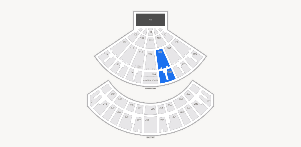 Rosemont Theatre Seating Chart