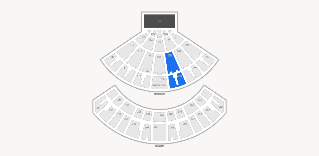 Rosemont Theatre Seating Chart