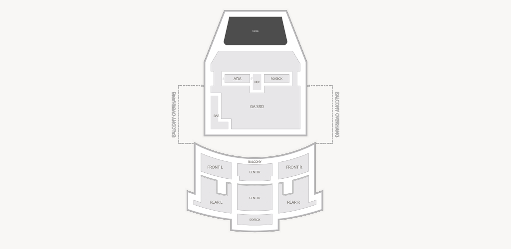 Roxian Theatre Seating Chart