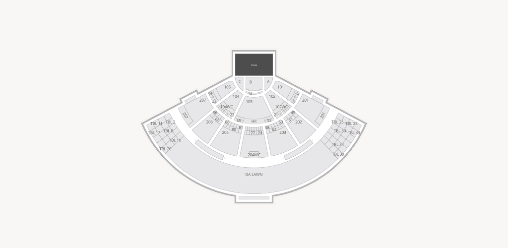 Ruoff Music Center Seating Chart