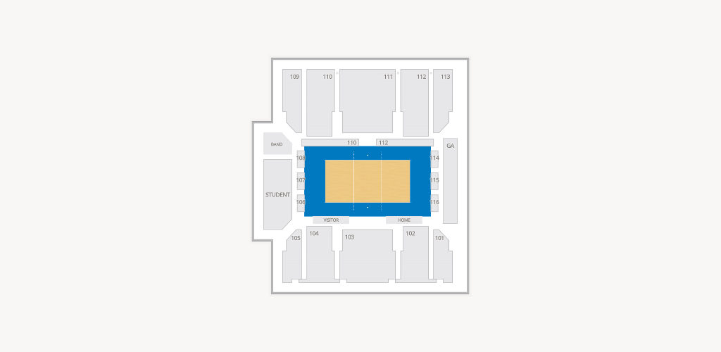 Ryan Center/DJ Sokol Arena Seating Chart