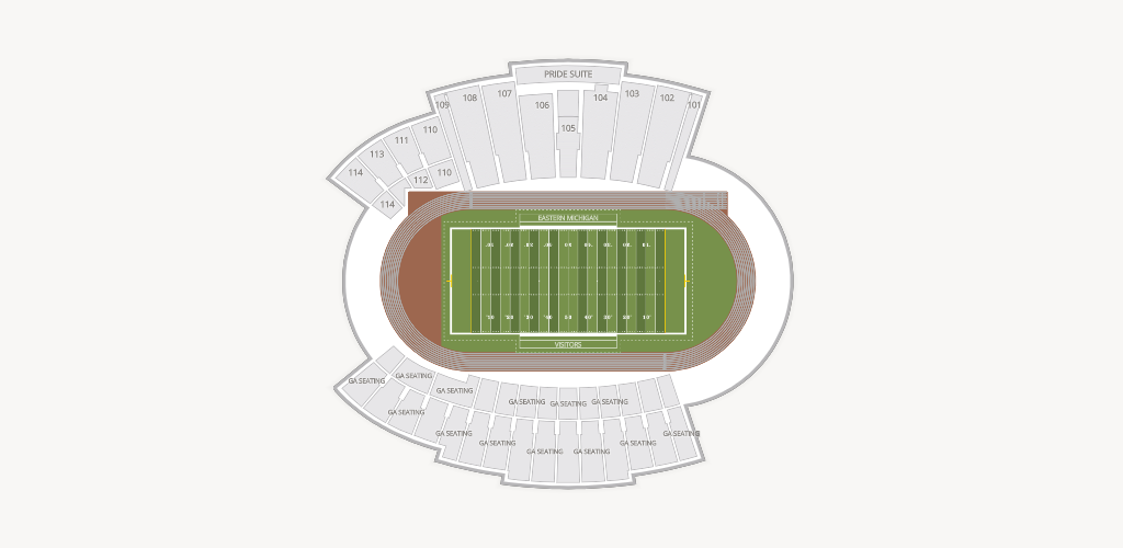 Rynearson Stadium Seating Chart