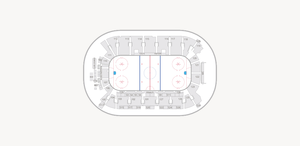Sadlon Arena Seating Chart