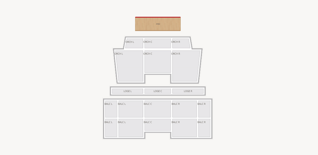 Saenger Theatre - Mobile Seating Chart