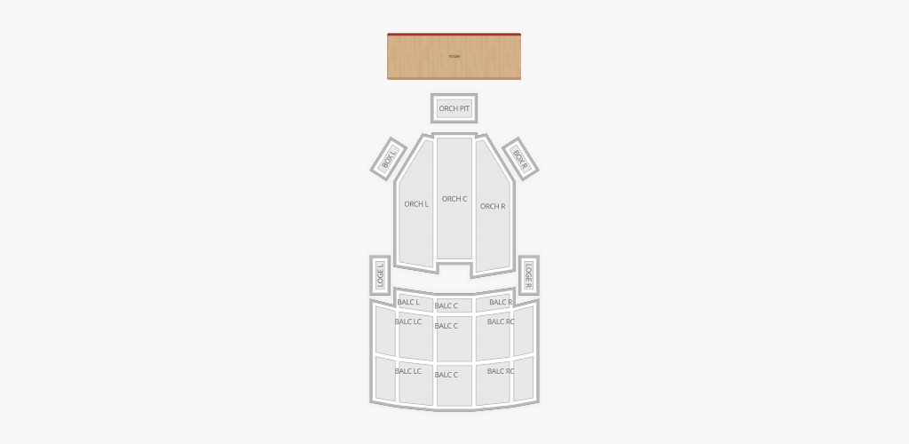 Saenger Theatre - Pensacola Seating Chart