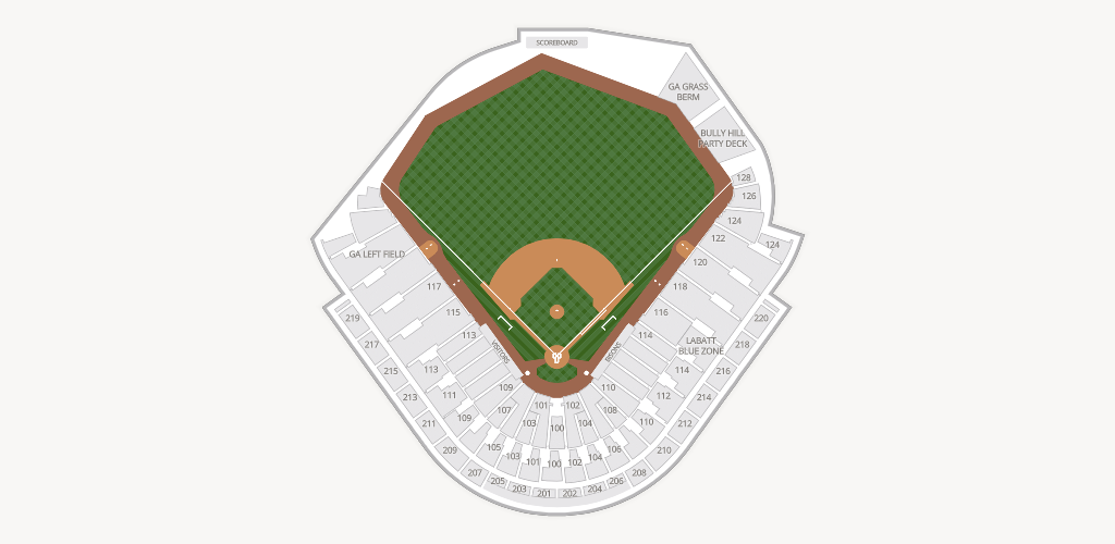 Sahlen Field Seating Chart