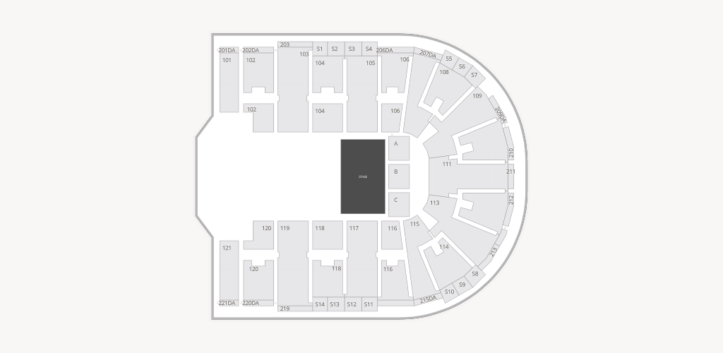 Sames Auto Arena Seating Chart