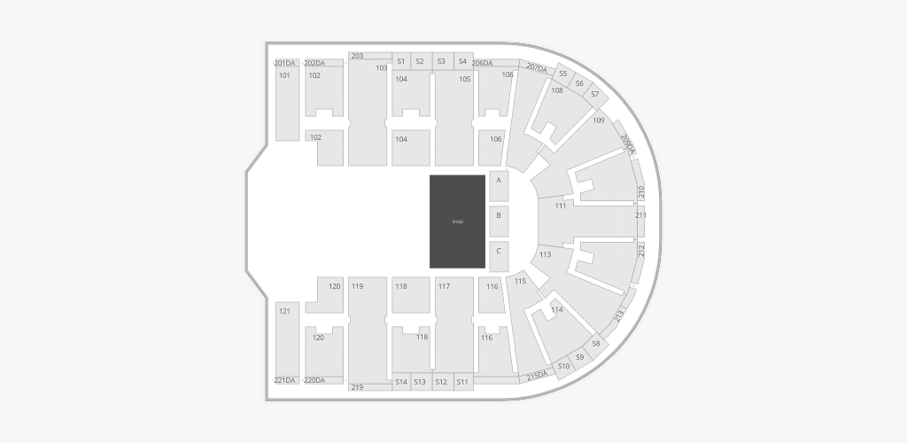 Sames Auto Arena Seating Chart