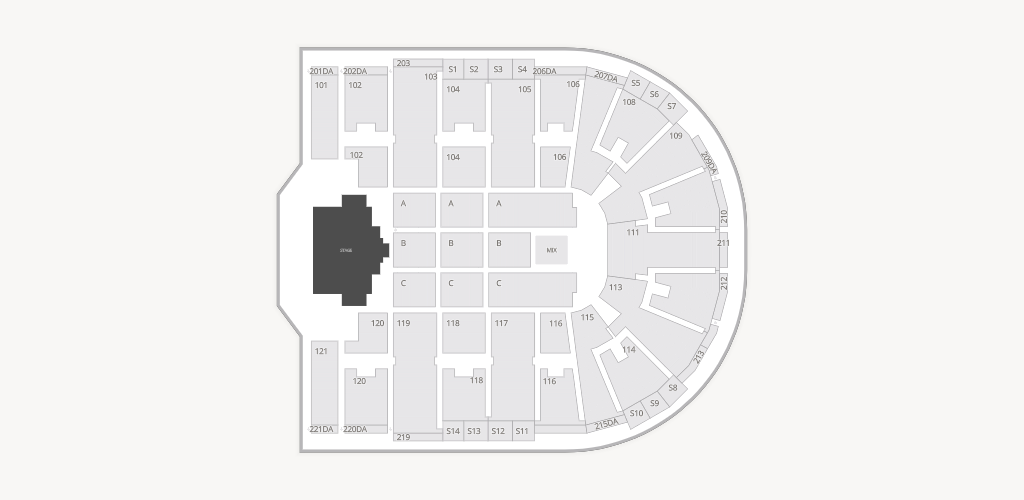 Sames Auto Arena Seating Chart