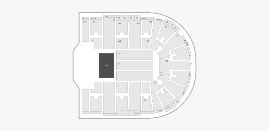 Sames Auto Arena Seating Chart
