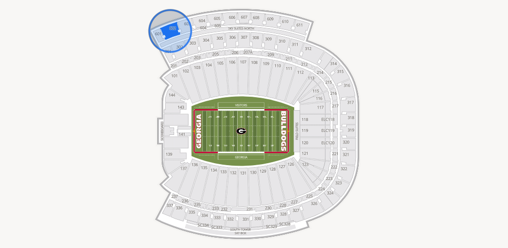 Sanford Stadium Seating Chart