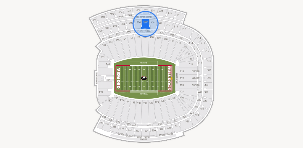 Sanford Stadium Seating Chart