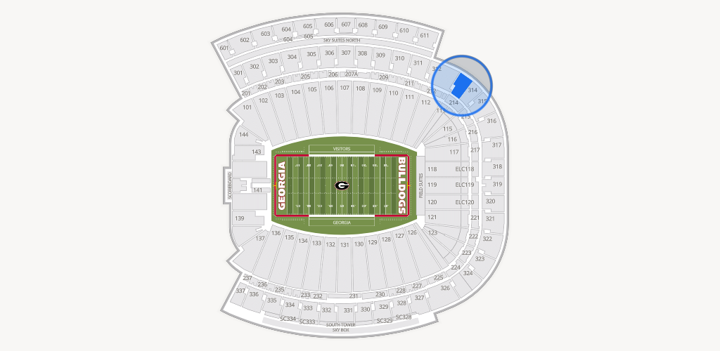Sanford Stadium Seating Chart