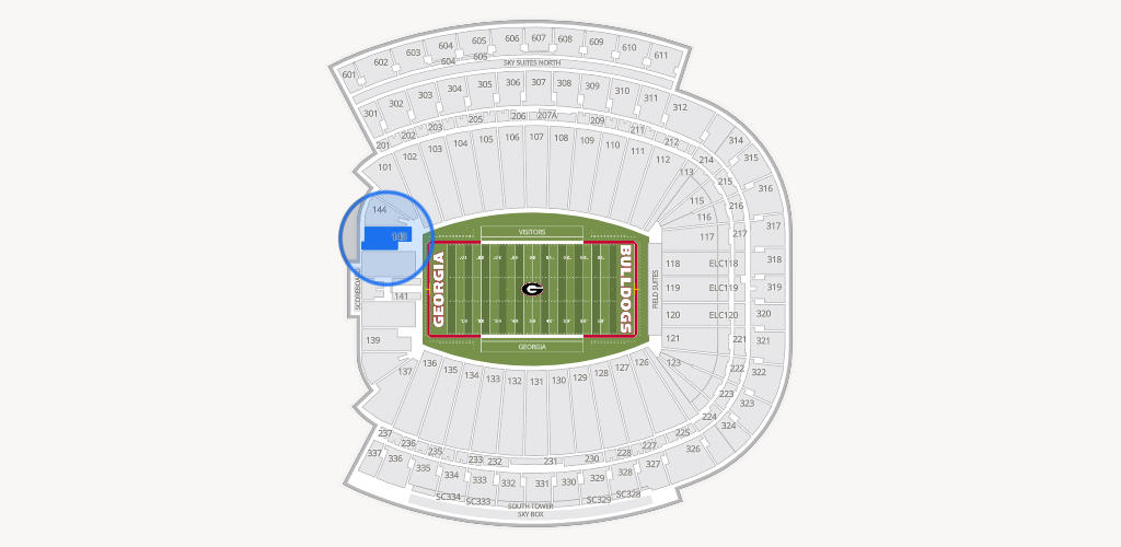 Sanford Stadium Seating Chart