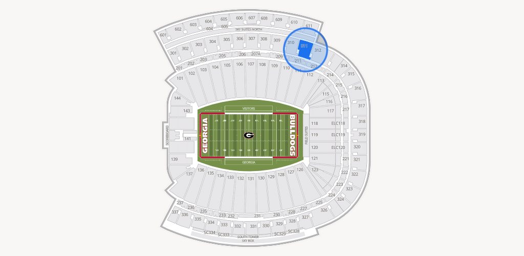 Sanford Stadium Seating Chart