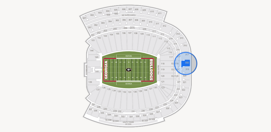 Sanford Stadium Seating Chart