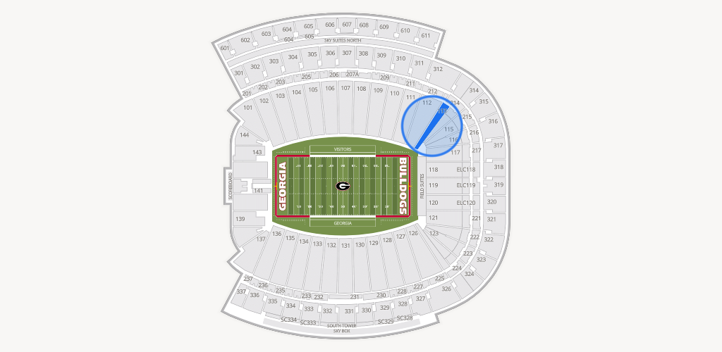 Sanford Stadium Seating Chart