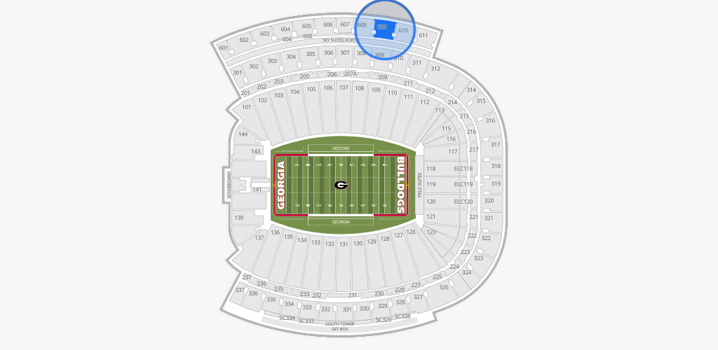 Sanford Stadium Seating Chart