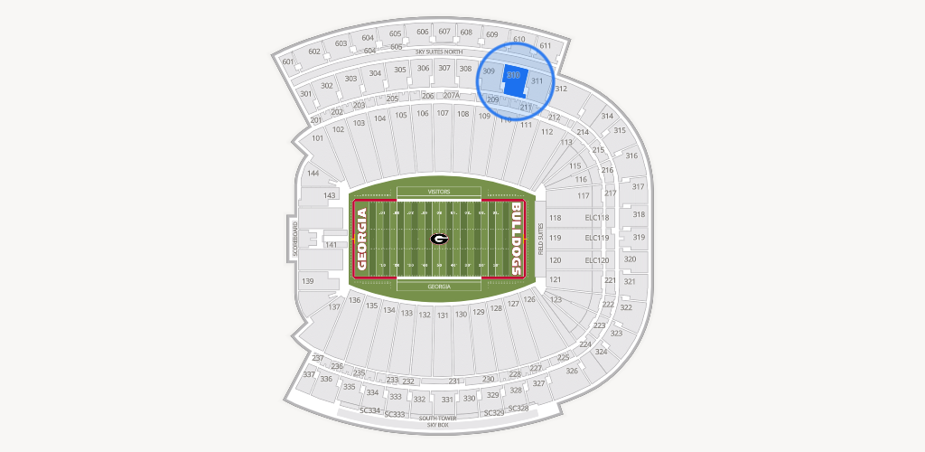 Sanford Stadium Seating Chart