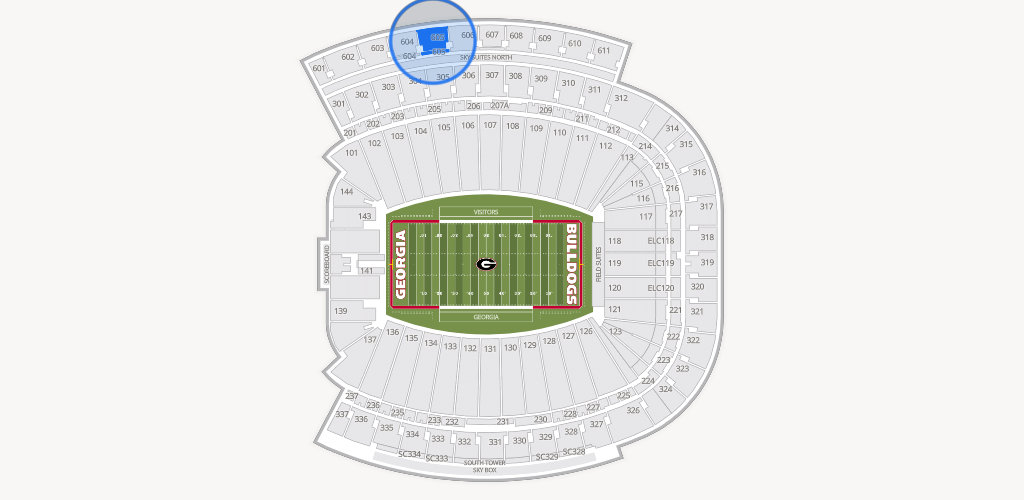 Sanford Stadium Seating Chart