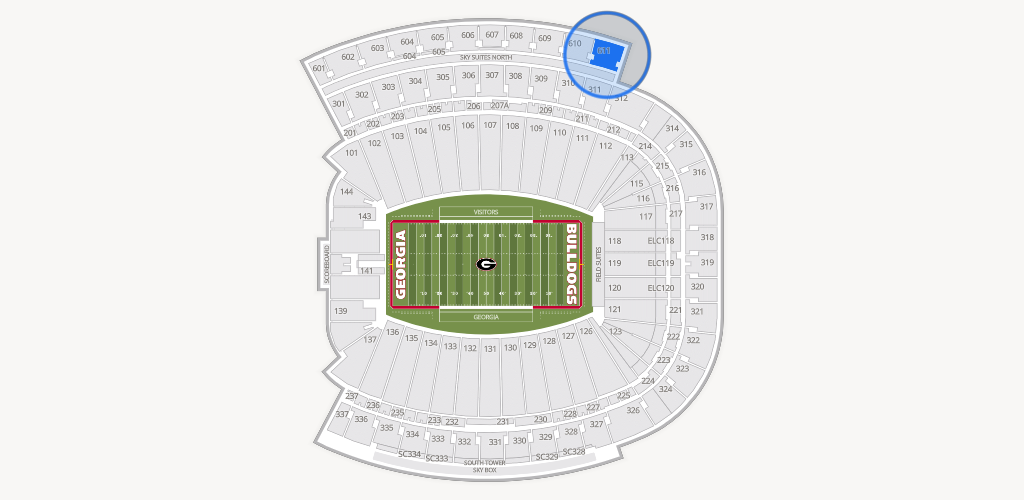 Sanford Stadium Seating Chart