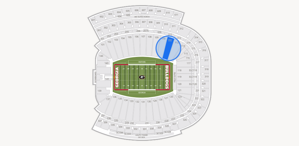 Sanford Stadium Seating Chart