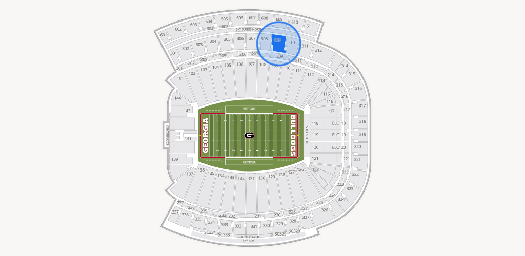 Sanford Stadium Seating Chart