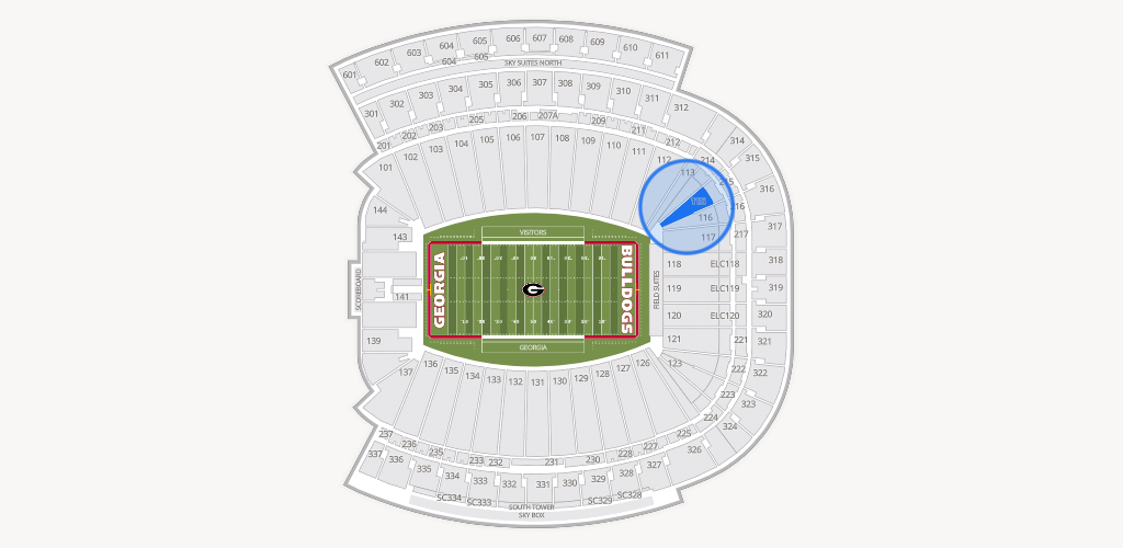 Sanford Stadium Seating Chart